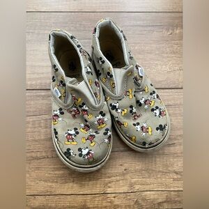 Disney Kids Mickey Mouse Slip-On Sneakers - Tan